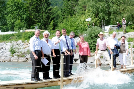 Bild: Achfest anlässlich der Fertigstellung der Hochwasserschutzprojekte Bezau-Mellau-Reuthe